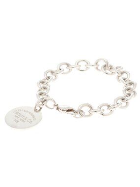 Tiffany & Co Return to Tiffany Round Tag BL Bracelet Silver